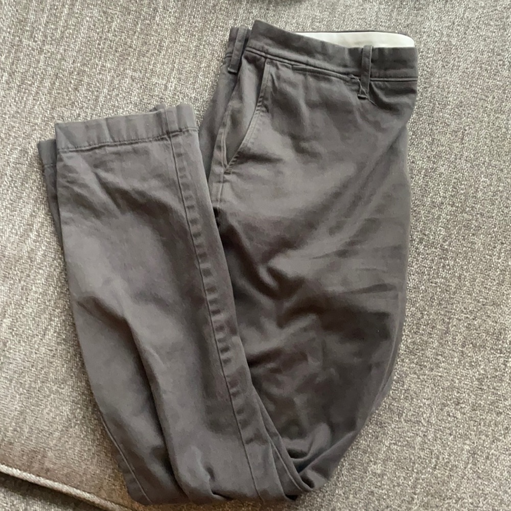 Dark grey J Crew Chinos